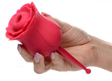 Load image into Gallery viewer, Rose Buzz Silicone Clit Stimulator and Vibrator
